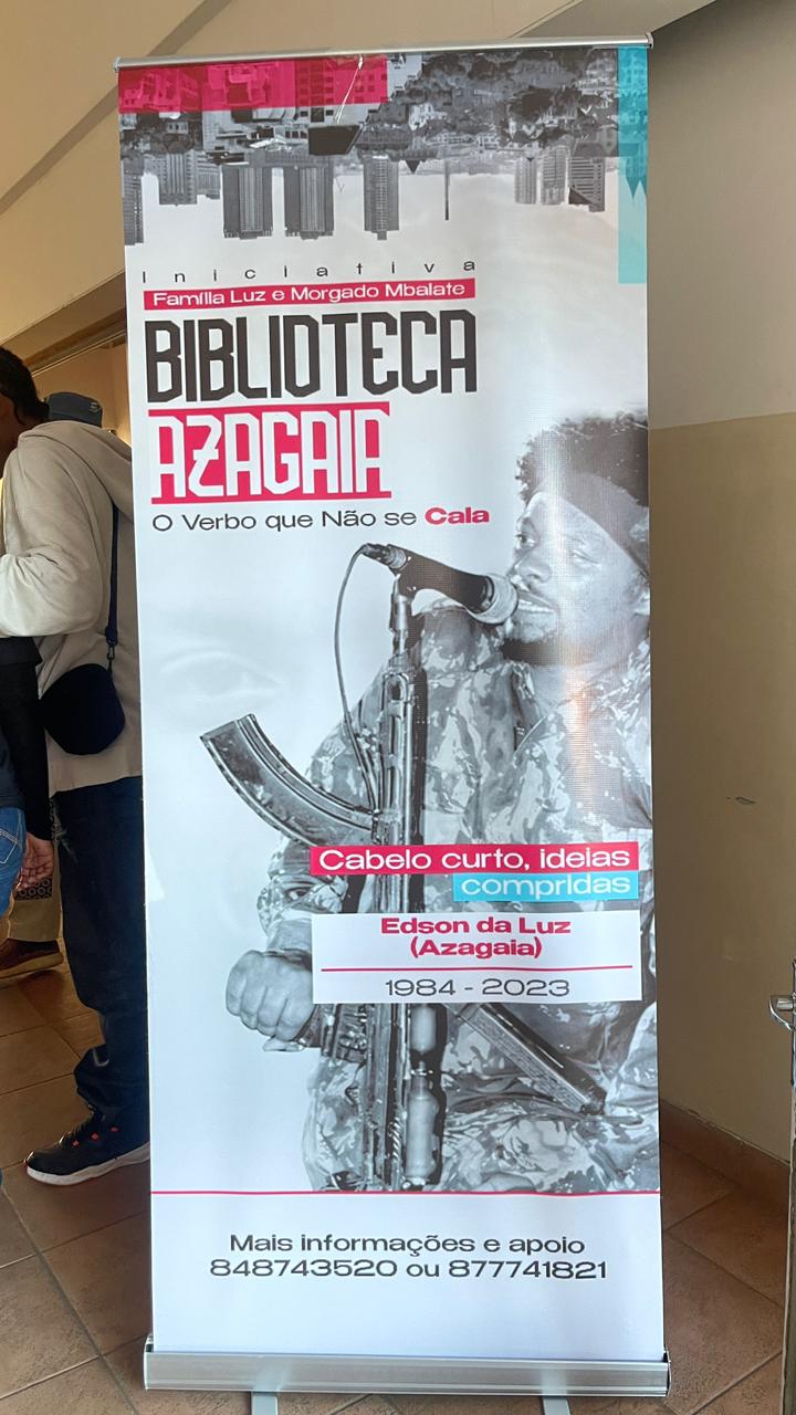 A Família da Luz e Morgado Mbalate apresentam Biblioteca Azagaia no debate “O Verbo que Não se Cala”